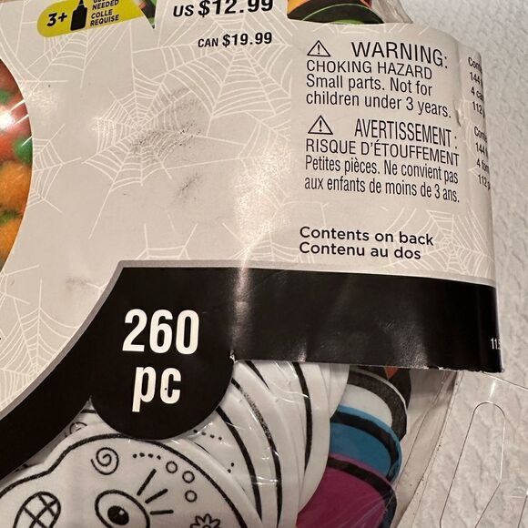 Craft Supplies Party Platter Michaels Day of the Dead Wreath Kit Halloween - Picture 7 of 10